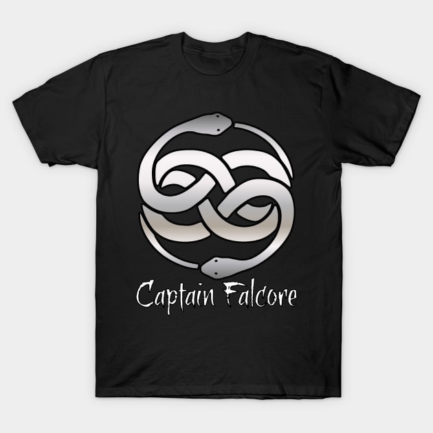 SILVER CAPTAIN FALCORE T-Shirt by CaptainFalcore